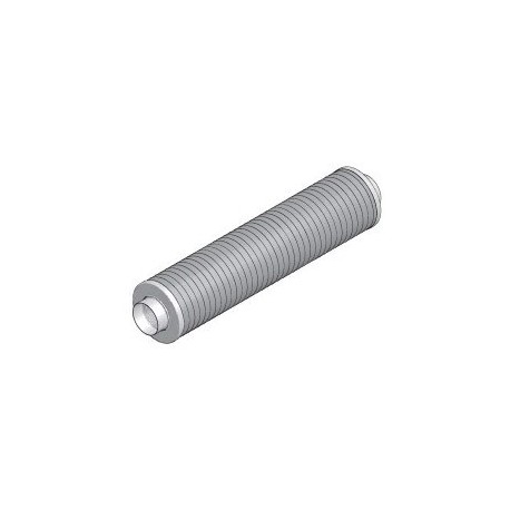 Silencieux circulaire DN160 x0.5m sans fibre minérale