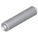 Silencieux circulaire DN200 x1m sans fibre minérale