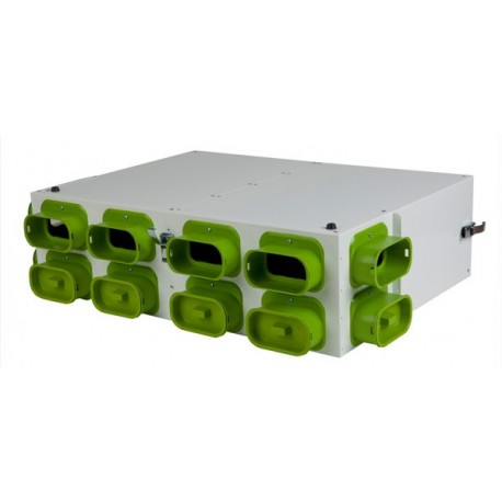 Caisson de distribution d'air insonorisé extra-plat Sky150 - 2x6 AE35