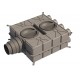 Caisson distributeur d'air multi-config x8