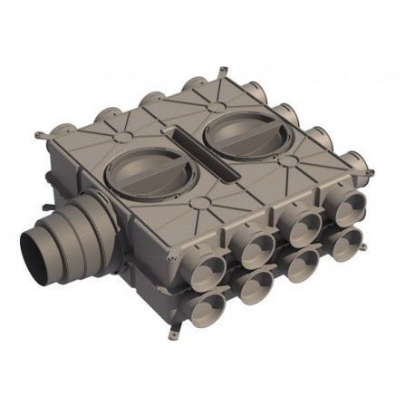 Caisson distributeur d'air multi-config x24