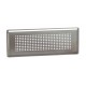 Bouche d'insufflation rectangulaire inox brut