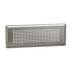 Bouche d'insufflation rectangulaire inox brut