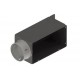 Té AE34C Latéral pour bouche rectangulaire 200x100