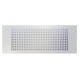 Grille rectangulaire Blanche RAL9010 200x100
