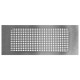 Grille rectangulaire inox 300x100