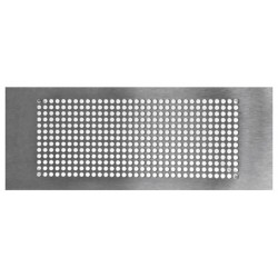 Grille rectangulaire inox 300x100