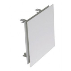 Diffuseur carré réglable blanc RAL9010 pour Té DN125