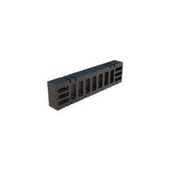 Clapet de réglage à attenuation acoustique pour té rectangulaire