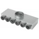 Caisson de distribution d'air ECO AE34C ø125 - 6 x ø75