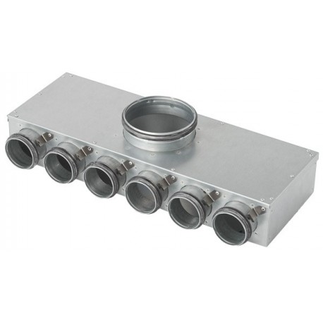 Caisson de distribution d'air ECO AE34C ø125 - 6 x ø75