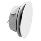 Façade de bouche ronde extraplate blanc RAL 9010
