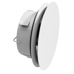 Façade de bouche ronde extraplate blanc RAL 9010