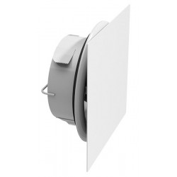 Façade de bouche carrée extraplate blanc RAL 9010
