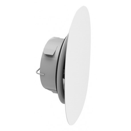 Façade de bouche elliptique extraplate blanc RAL 9010