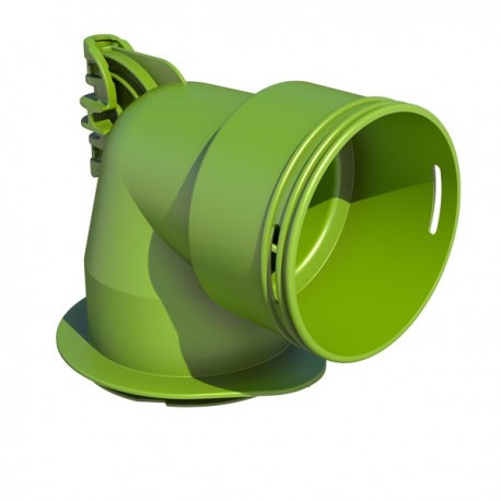 Té de raccordement AE48C ø90  pour bouche ronde DN80