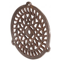 Grille en fonte DN 160mm- fer ancien