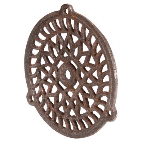 Grille en fonte DN 160mm- fer ancien