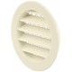 Grille lamelle aluminium DN 100 mm - RAL 9001