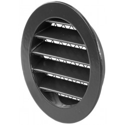 Grille lamelle aluminium DN 100 mm - RAL 7016