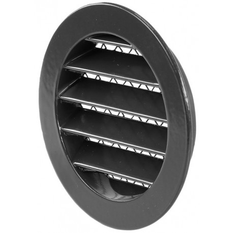 Grille lamelle aluminium DN 100 mm - RAL 7016