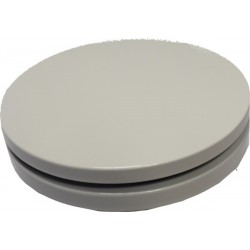 Bouche d'insufflation ronde plate ø125 blanche+COL125