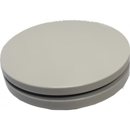 Bouche d'insufflation ronde plate ø125 blanche+COL125