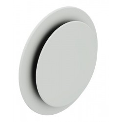 Bouche design plafond à effet coanda ronde ø125