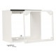Rallonge grille ext blanc 270-300