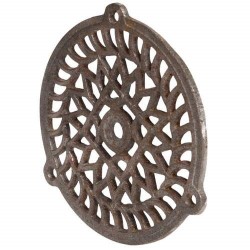 Grille en fonte DN 160mm- verni