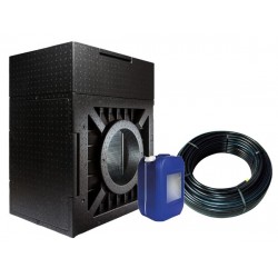 Kit Puits Canadien Hydraulique G2000 (G2000+100m PE DN32+20L Glycol)