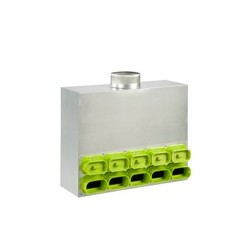 Caisson de distribution d'air insonorisé SC DN160-9 (7-AE35 2-AE55)