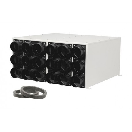 Caisson de distribution d'air insonorisé extra-plat SKY300 2x9 AE34C