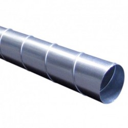 Gaine acier galva DN160 - L1m