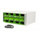 Caisson de distribution d'air insonorisé extra-plat SKY 300 2x6 AE55