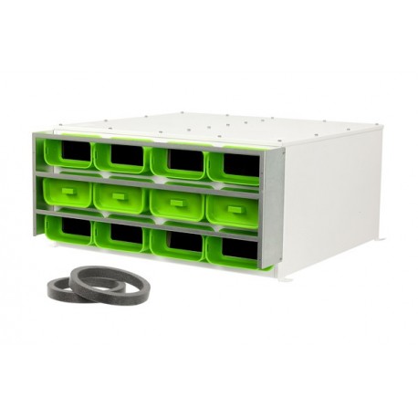Caisson de distribution d'air insonorisé extra-plat SKY 300 2x6 AE55