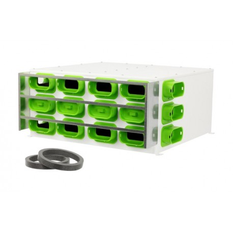 Caisson de distribution d'air insonorisé extra-plat Sky 300 -2x9 AE35