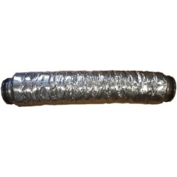 Silencieux DN200x1m sans laine de verre/minérale